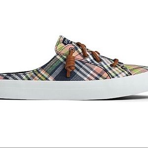 Size 9.5 Sperry Plaid Slip On